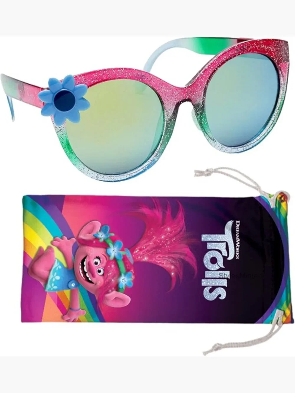 Kids Sunglasses with UV400 Protection Soft Case